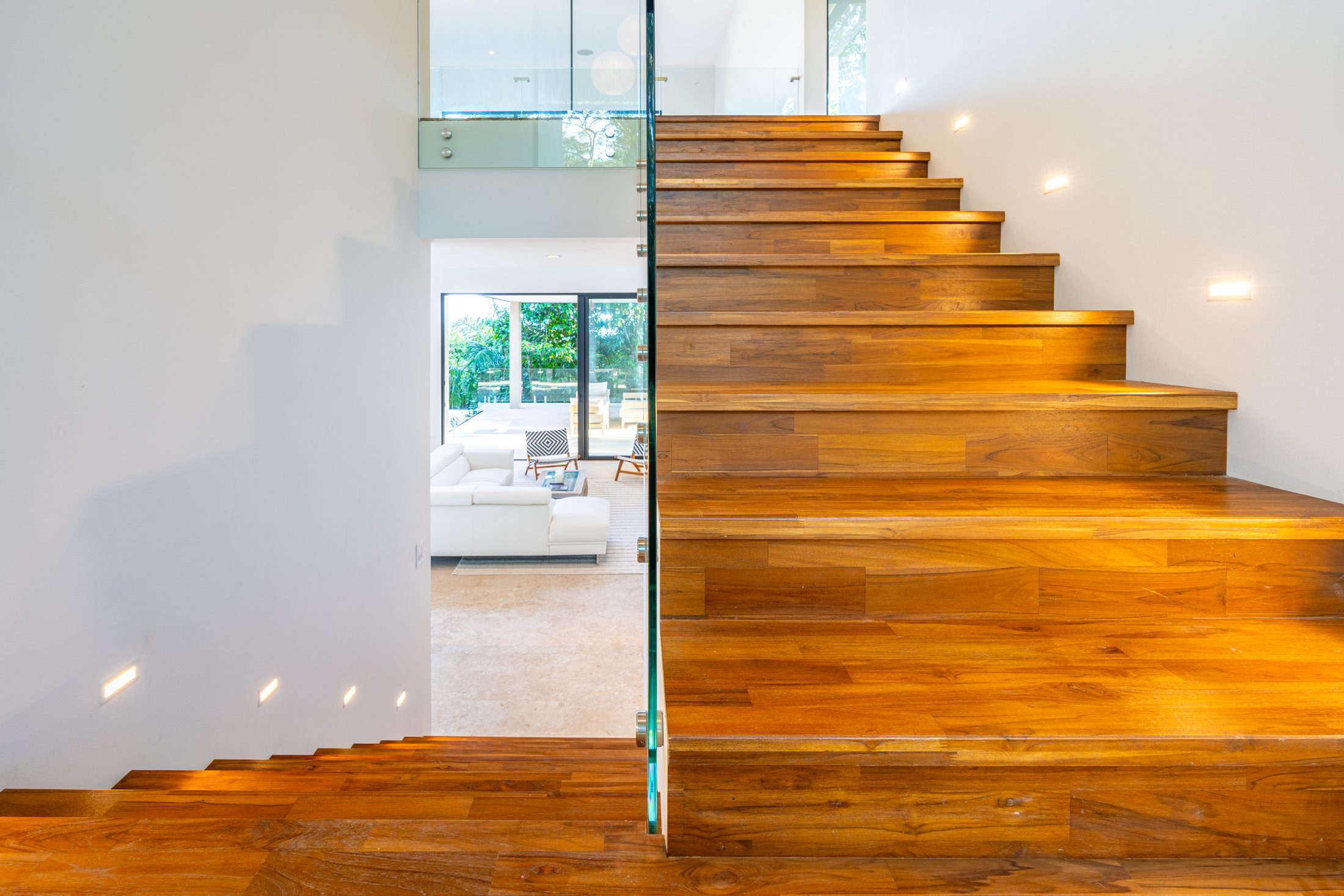 The floating staircase